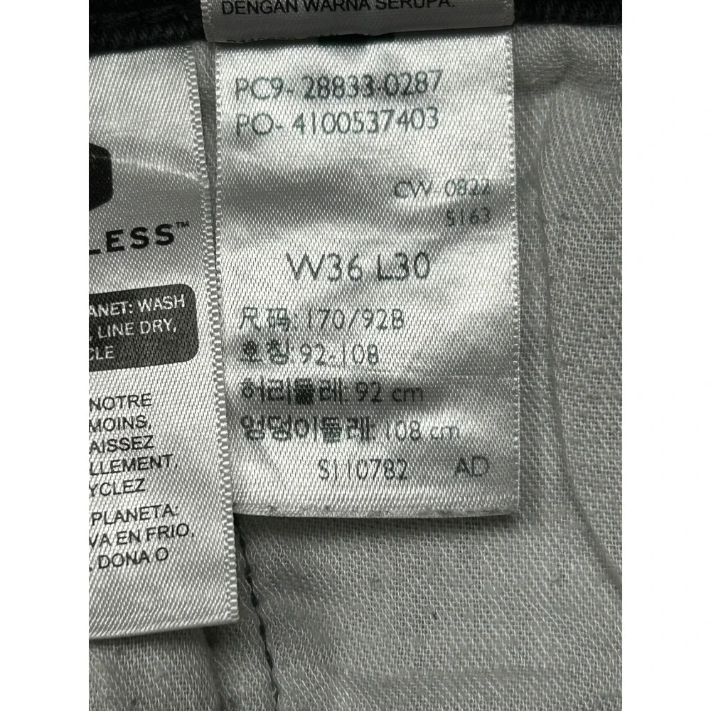 Levi's 512 Slim Taper Denim Black W36 L30 Mens
